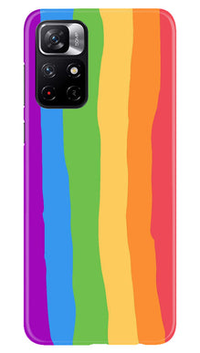 Multi Color Baground Mobile Back Case for Poco M4 Pro 5G  (Design - 139)