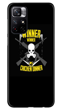 Winner Winner Chicken Dinner Mobile Back Case for Poco M4 Pro 5G  (Design - 147)