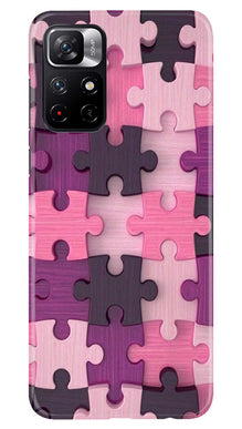 Puzzle Mobile Back Case for Poco M4 Pro 5G (Design - 168)