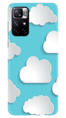 Clouds Mobile Back Case for Poco M4 Pro 5G (Design - 179)