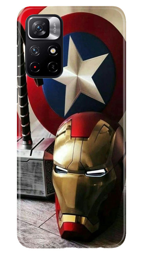 Captain America Shield Case for Poco M4 Pro 5G (Design No. 222)