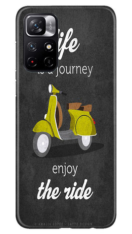 Vintage Scooter Case for Poco M4 Pro 5G (Design No. 229)