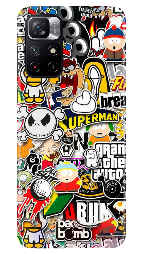 Panda Mobile Back Case for Poco M4 Pro 5G (Design - 281)