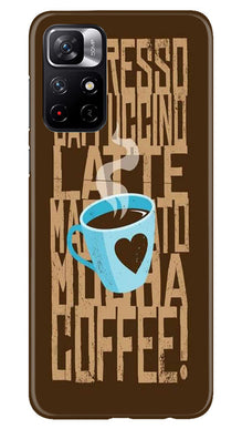 Love Coffee Mobile Back Case for Poco M4 Pro 5G (Design - 311)