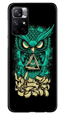 Owl Mobile Back Case for Poco M4 Pro 5G (Design - 317)