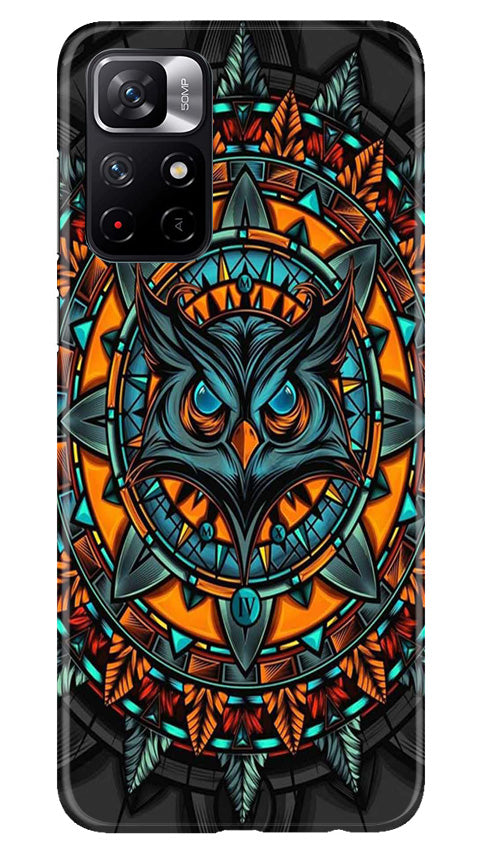 Owl Mobile Back Case for Poco M4 Pro 5G (Design - 319)