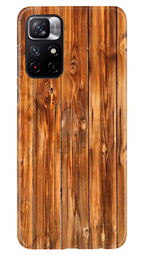 Wooden Texture Mobile Back Case for Poco M4 Pro 5G (Design - 335)