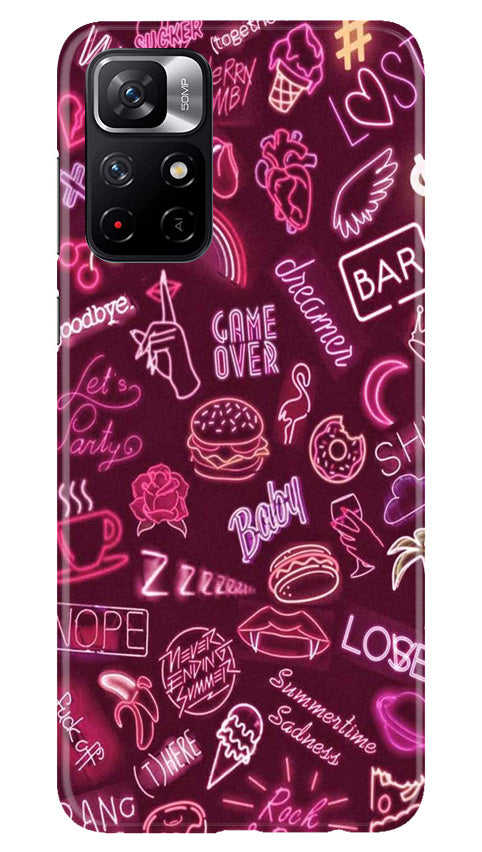 Party Theme Mobile Back Case for Poco M4 Pro 5G (Design - 350)