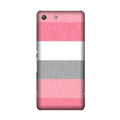 Pink white pattern Case for Sony M5