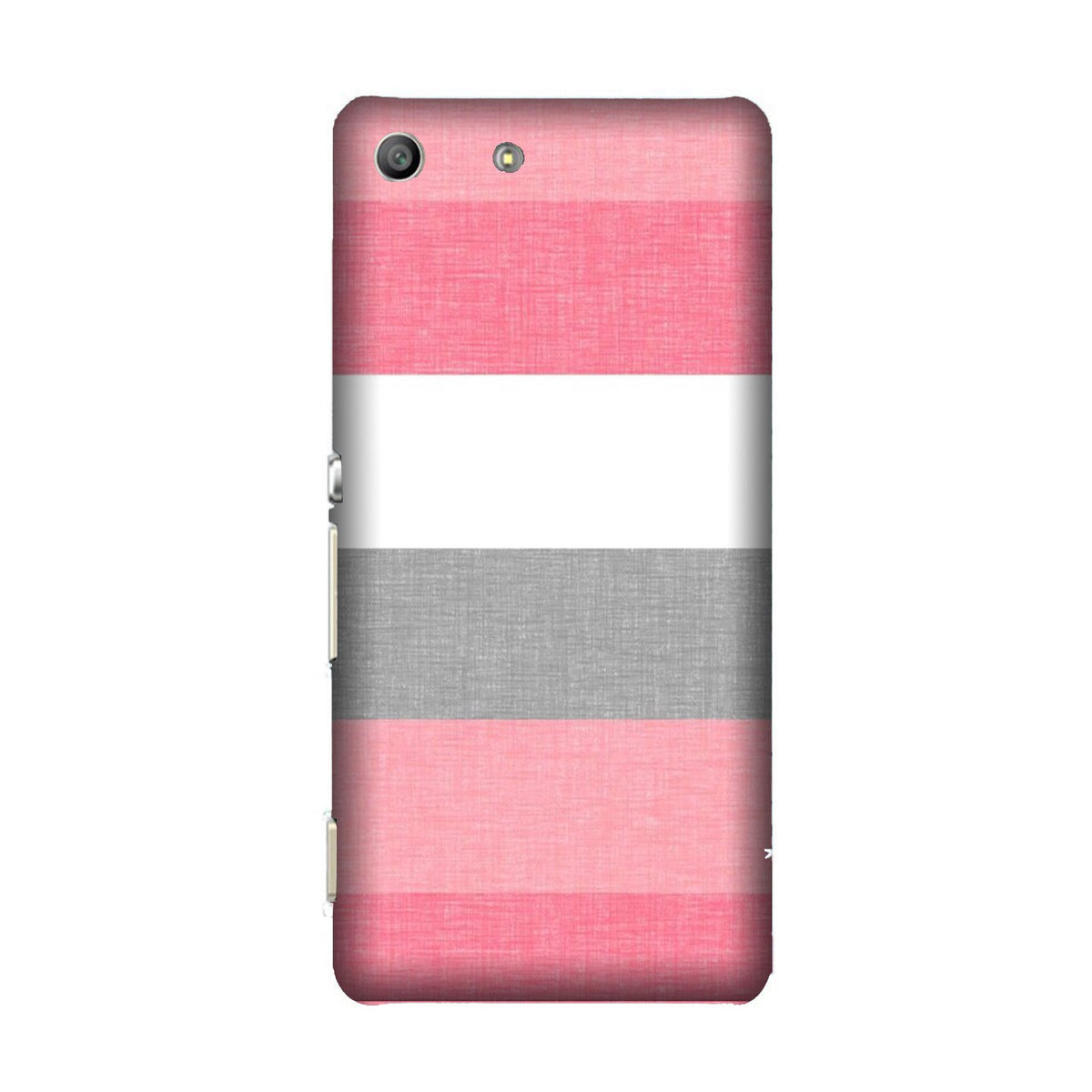 Pink white pattern Case for Sony M5