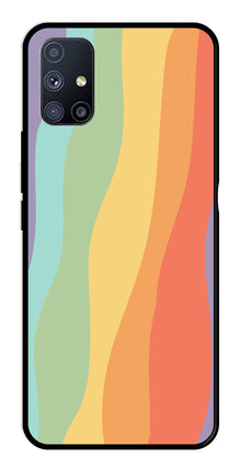 Muted Rainbow Metal Mobile Case for Samsung Galaxy A51