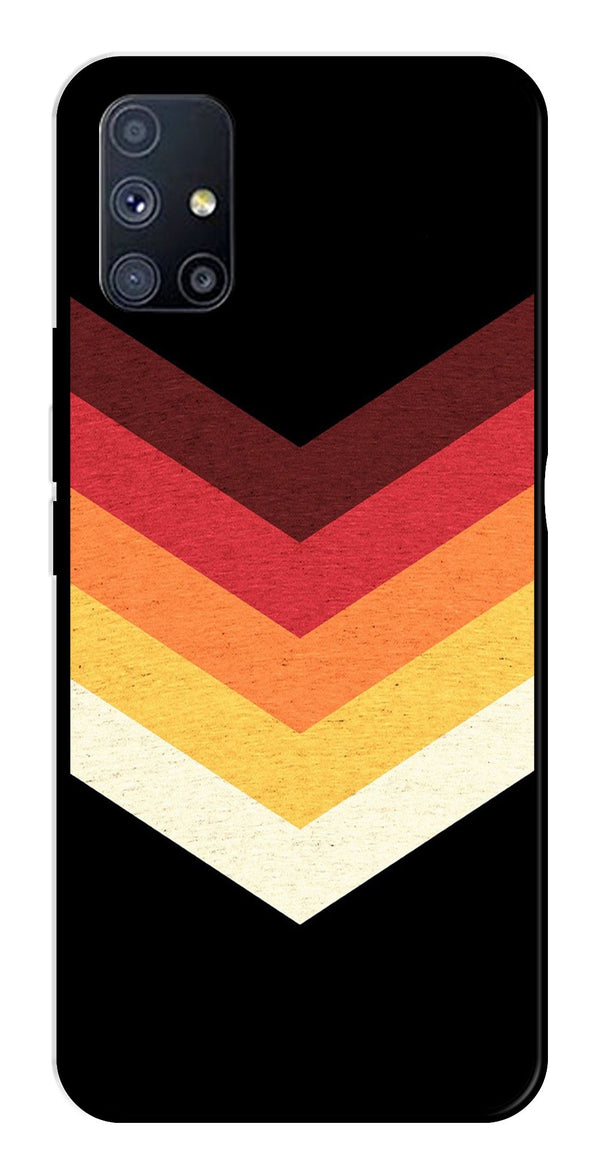 MultiColor Arrow Metal Mobile Case for Samsung Galaxy A51   (Design No -04)