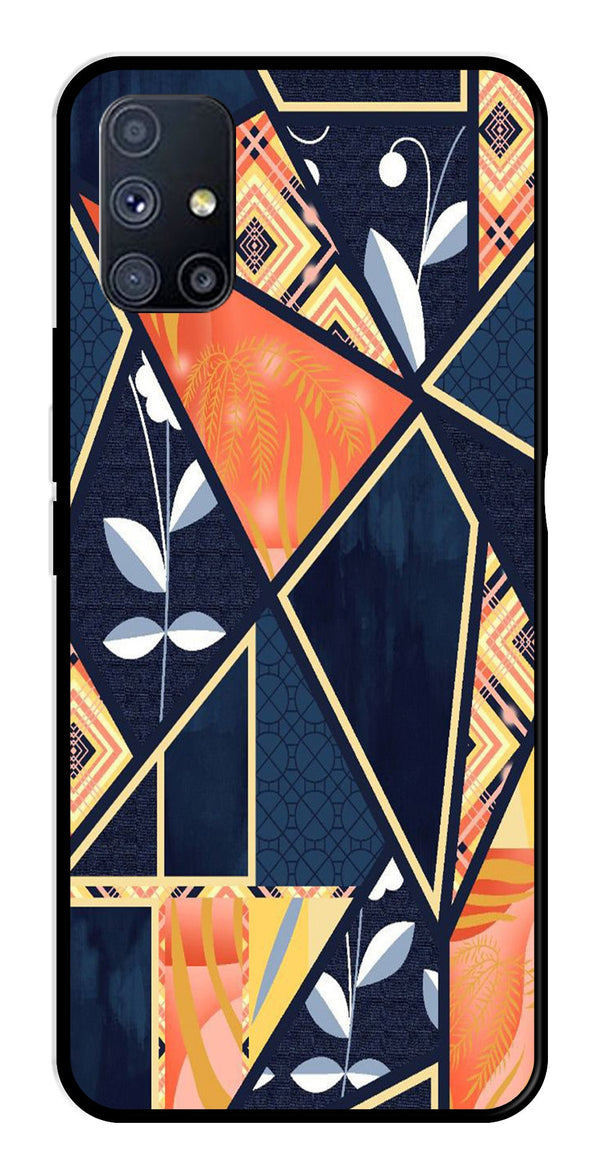 Marble Design Metal Mobile Case for Samsung Galaxy A51   (Design No -07)
