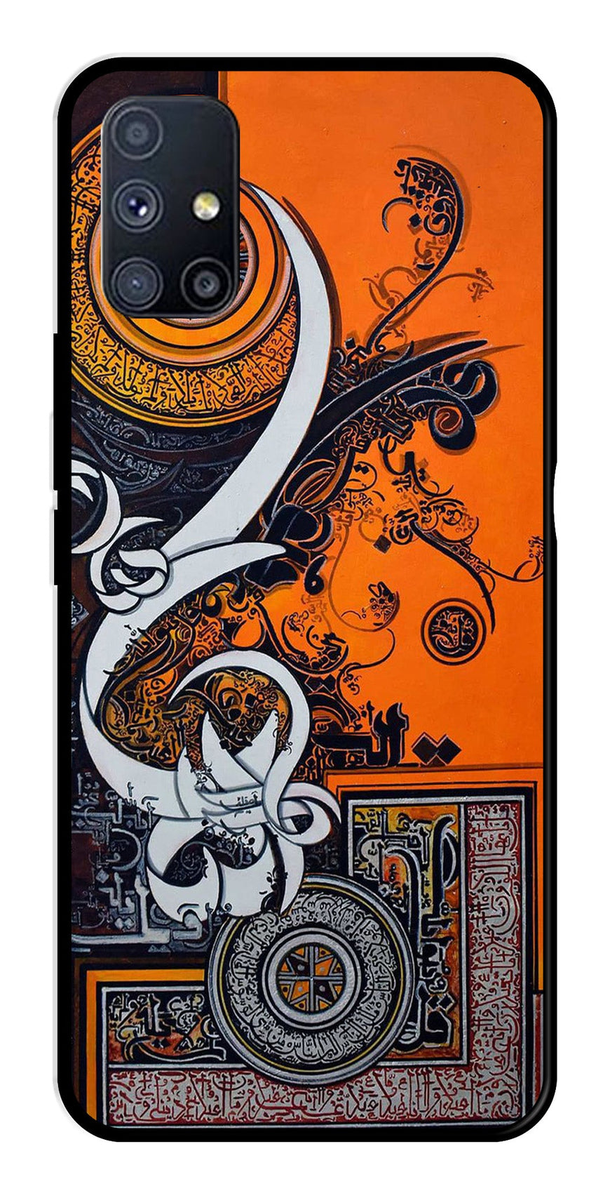 Qalander Art Metal Mobile Case for Samsung Galaxy A71   (Design No -16)