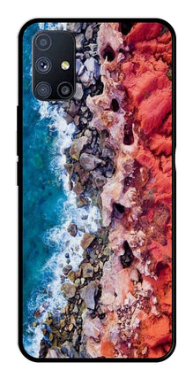 Sea Shore Metal Mobile Case for Samsung Galaxy F22 5G
