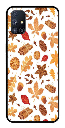 Autumn Leaf Metal Mobile Case for Samsung Galaxy F22 5G