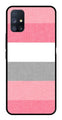 Pink Pattern Metal Mobile Case for Samsung Galaxy F22 5G   (Design No -23)