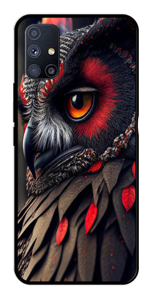 Owl Design Metal Mobile Case for Samsung Galaxy M51