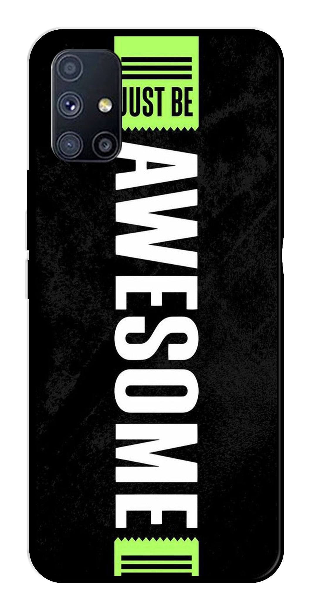 Awesome Metal Mobile Case for Samsung Galaxy A51   (Design No -33)