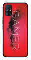 Gamer Pattern Metal Mobile Case for Samsung Galaxy A71   (Design No -41)