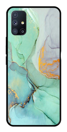 Marble Design Metal Mobile Case for Samsung Galaxy M51