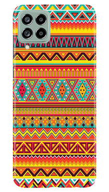 Zigzag line pattern Mobile Back Case for Samsung Galaxy M53 5G (Design - 4)