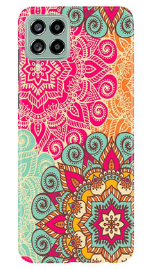 Rangoli art Mobile Back Case for Samsung Galaxy M53 5G (Design - 6)
