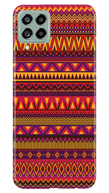 Zigzag line pattern2 Mobile Back Case for Samsung Galaxy M53 5G (Design - 10)