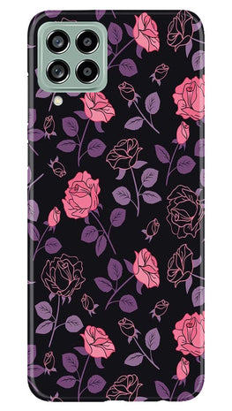 Rose Black Background Case for Samsung Galaxy M53 5G