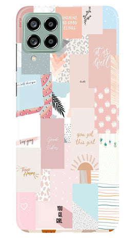 Shinny Blue Background Case for Samsung Galaxy M53 5G