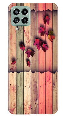 Wooden look2 Mobile Back Case for Samsung Galaxy M53 5G (Design - 56)