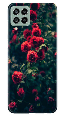 Red Rose Mobile Back Case for Samsung Galaxy M53 5G (Design - 66)