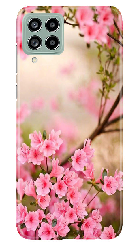 Pink flowers Case for Samsung Galaxy M53 5G