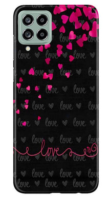 Love in Air Mobile Back Case for Samsung Galaxy M53 5G (Design - 89)