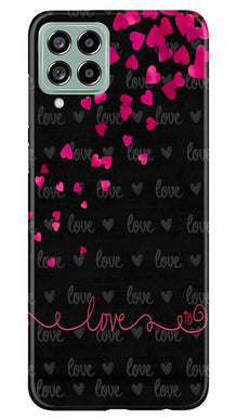 Love in Air Mobile Back Case for Samsung Galaxy M53 5G (Design - 89)