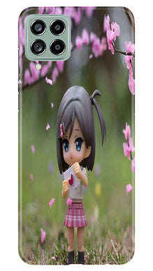 Cute Girl Mobile Back Case for Samsung Galaxy M53 5G (Design - 92)
