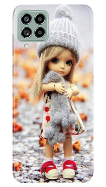 Cute Doll Mobile Back Case for Samsung Galaxy M53 5G (Design - 93)