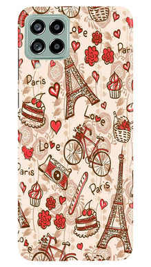 Love Paris Mobile Back Case for Samsung Galaxy M53 5G  (Design - 103)