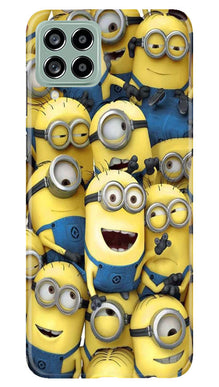 Minions Mobile Back Case for Samsung Galaxy M53 5G  (Design - 127)