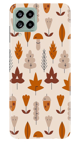 Leaf Pattern Art Case for Samsung Galaxy M53 5G(Design - 132)