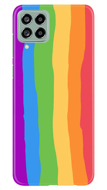 Multi Color Baground Mobile Back Case for Samsung Galaxy M53 5G  (Design - 139)