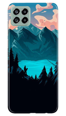 Mountains Mobile Back Case for Samsung Galaxy M53 5G (Design - 155)