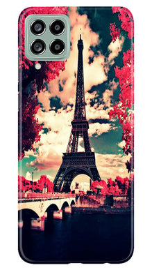 Eiffel Tower Mobile Back Case for Samsung Galaxy M53 5G (Design - 181)