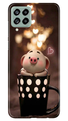 Cute Bunny Mobile Back Case for Samsung Galaxy M53 5G (Design - 182)
