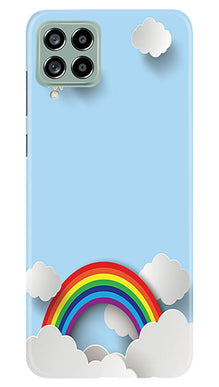 Rainbow Mobile Back Case for Samsung Galaxy M53 5G (Design - 194)