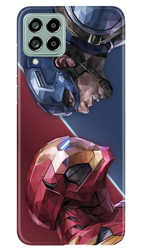 Ironman Captain America Case for Samsung Galaxy M53 5G (Design No. 214)