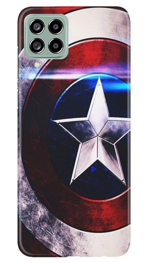 Captain America Shield Case for Samsung Galaxy M53 5G (Design No. 219)