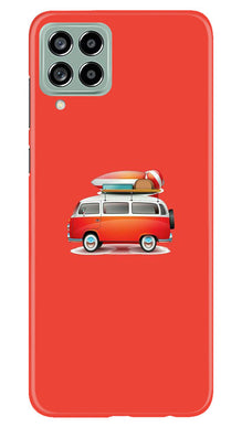 Travel Bus Mobile Back Case for Samsung Galaxy M53 5G (Design - 227)