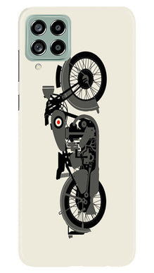 MotorCycle Mobile Back Case for Samsung Galaxy M53 5G (Design - 228)
