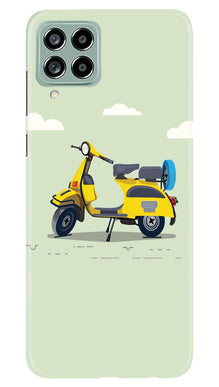 Vintage Scooter Mobile Back Case for Samsung Galaxy M53 5G (Design - 229)